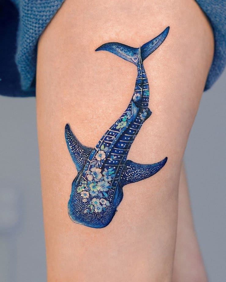 6. Blue whale shark
