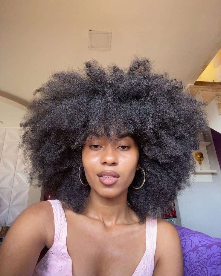 6. Fluffy fro with a twist