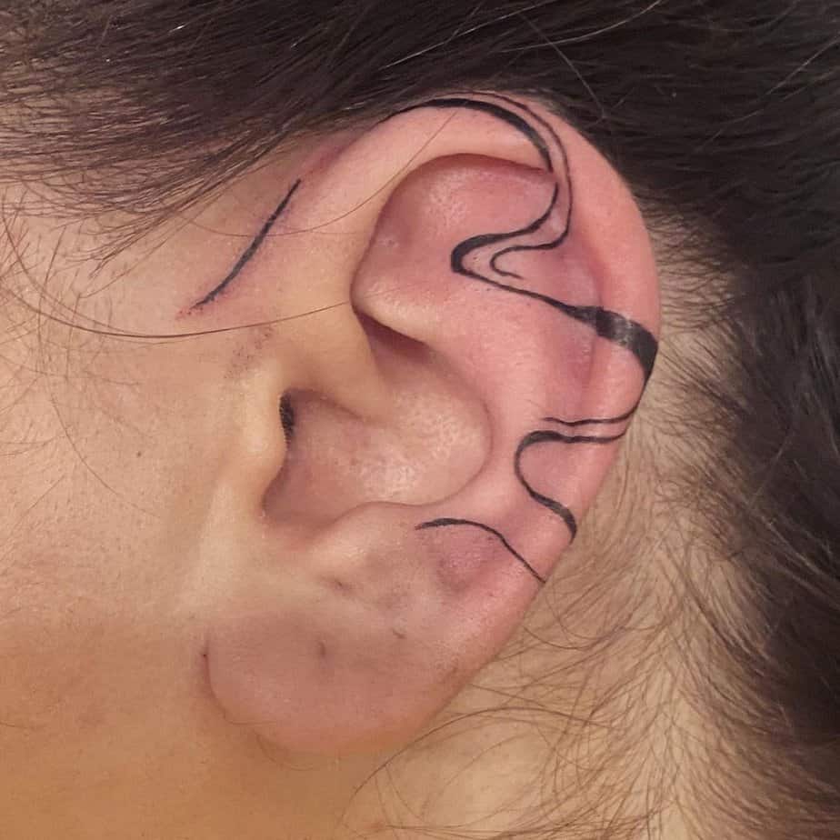 20 Extraordinary Ear Tattoos You Need To Hear About