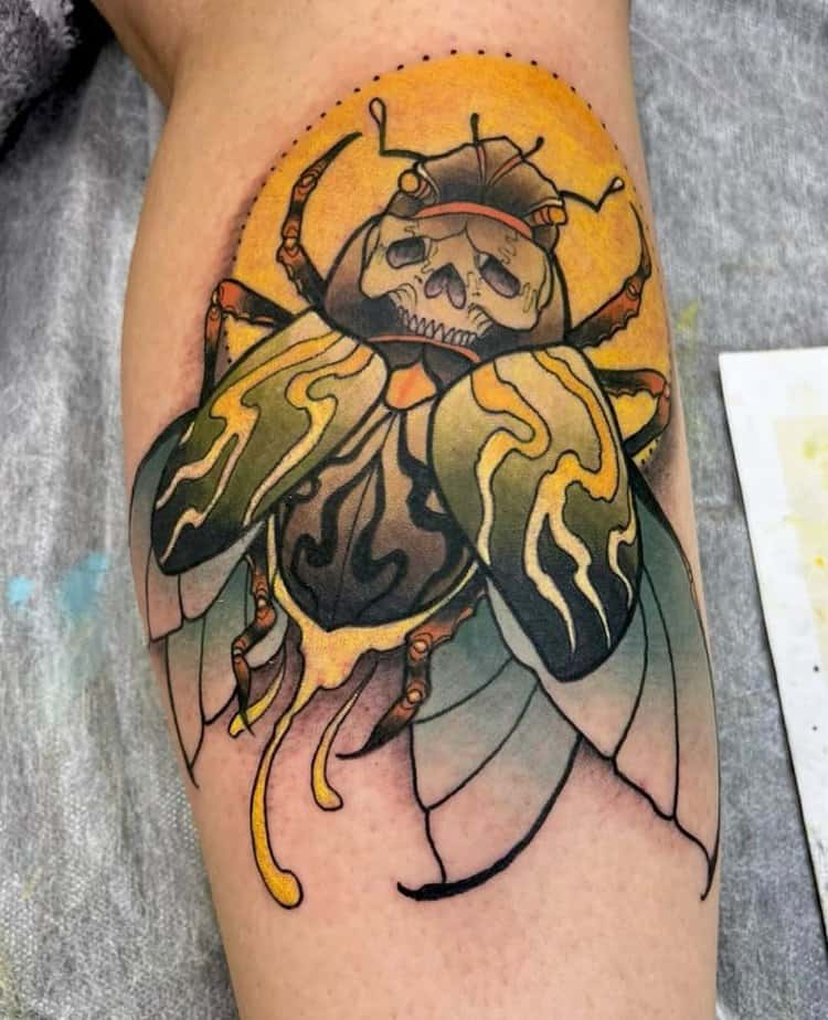 These 20 Stunning Beetle Tattoo Ideas May Cause Beetle-Mania