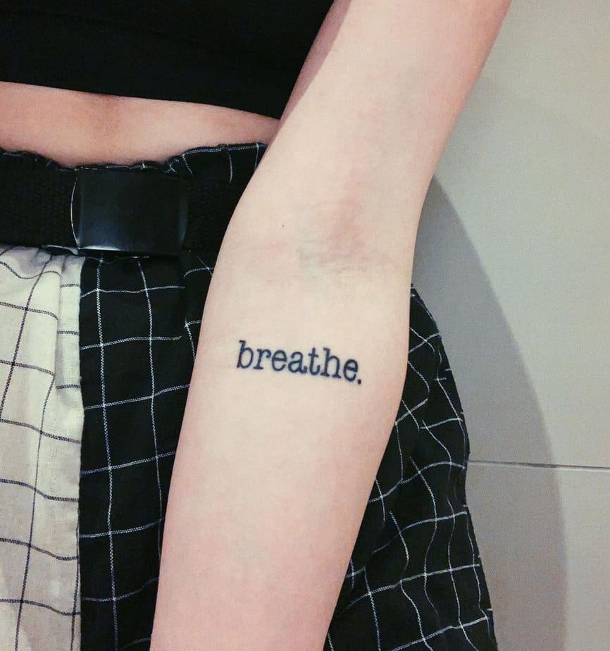 8. Just breathe