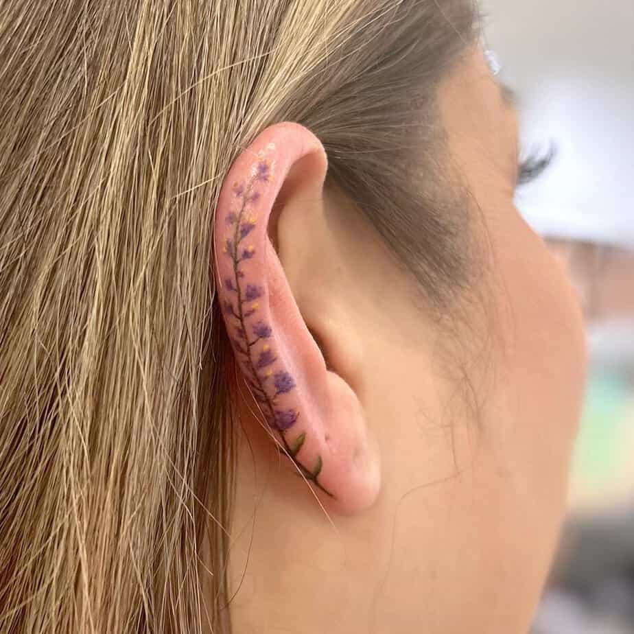 20 Extraordinary Ear Tattoos You Need To Hear About