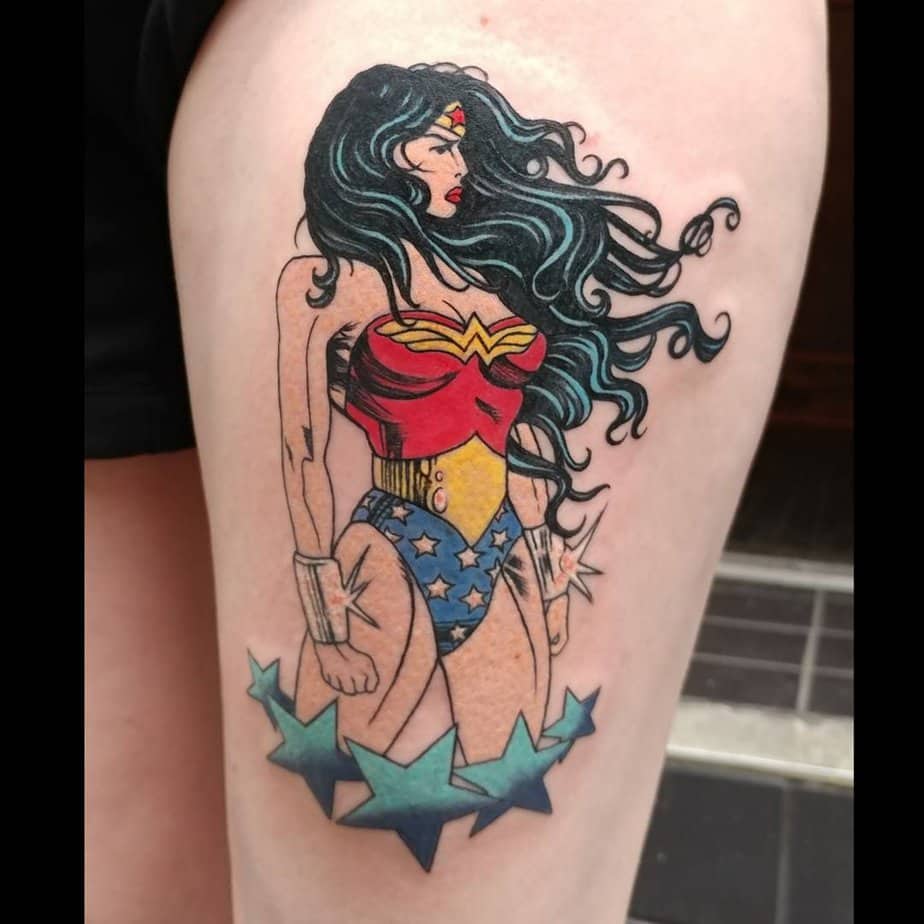 18 Wonder Woman Tattoos That Are Wonder-fully Fierce