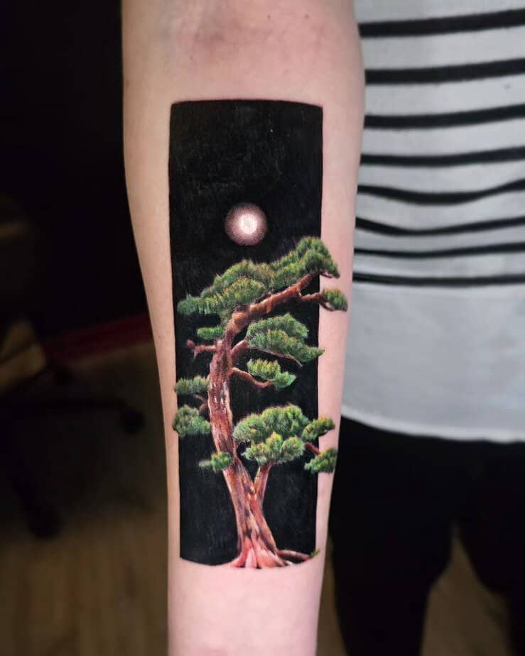 19 Intricate Bonsai Tree Tattoos For A Balanced Spirit