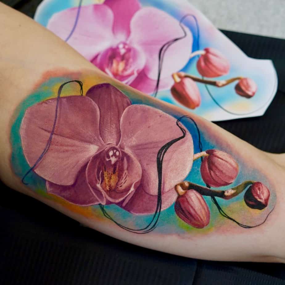 20 Artistic Orchid Tattoo Ideas For A Bodily Masterpiece