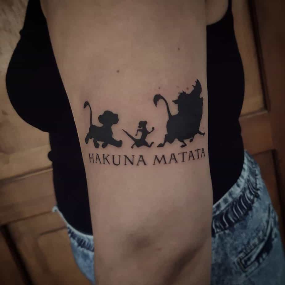 18 Fun Hakuna Matata Tattoos To Live By