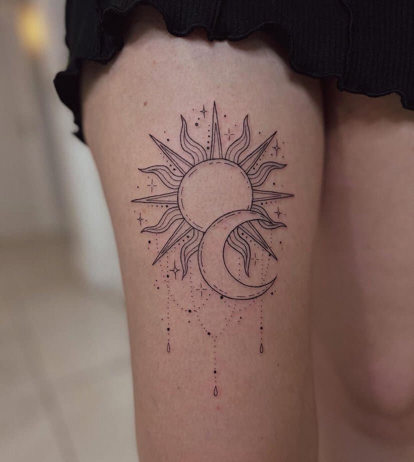 18 Stunning Crescent Moon Tattoos That Are Out Of This World