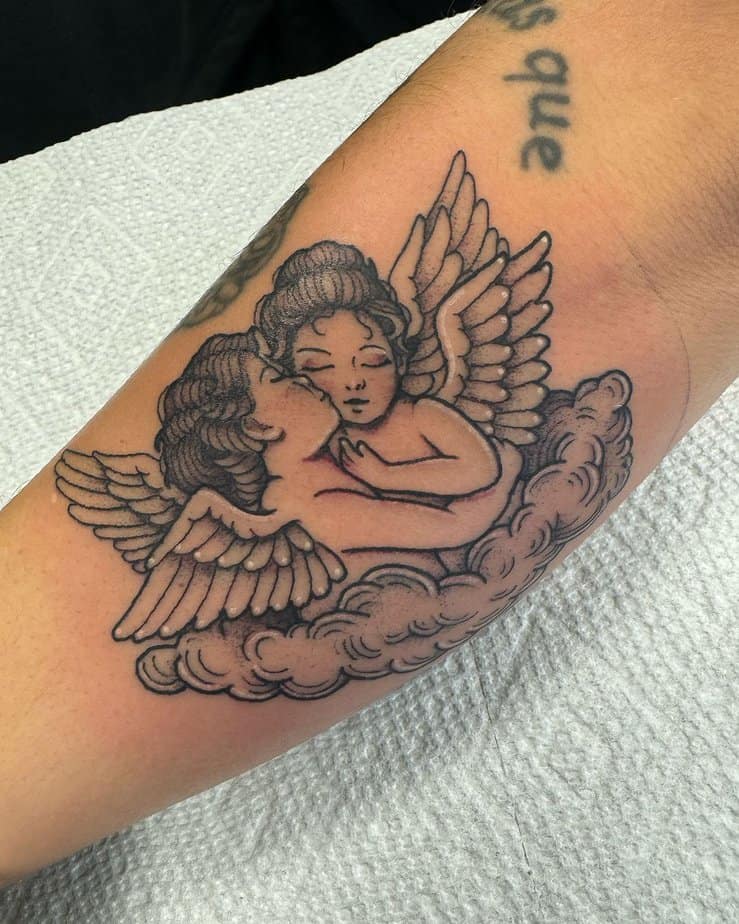 18 Heavenly Cherub Tattoos For Embracing Love And Purity