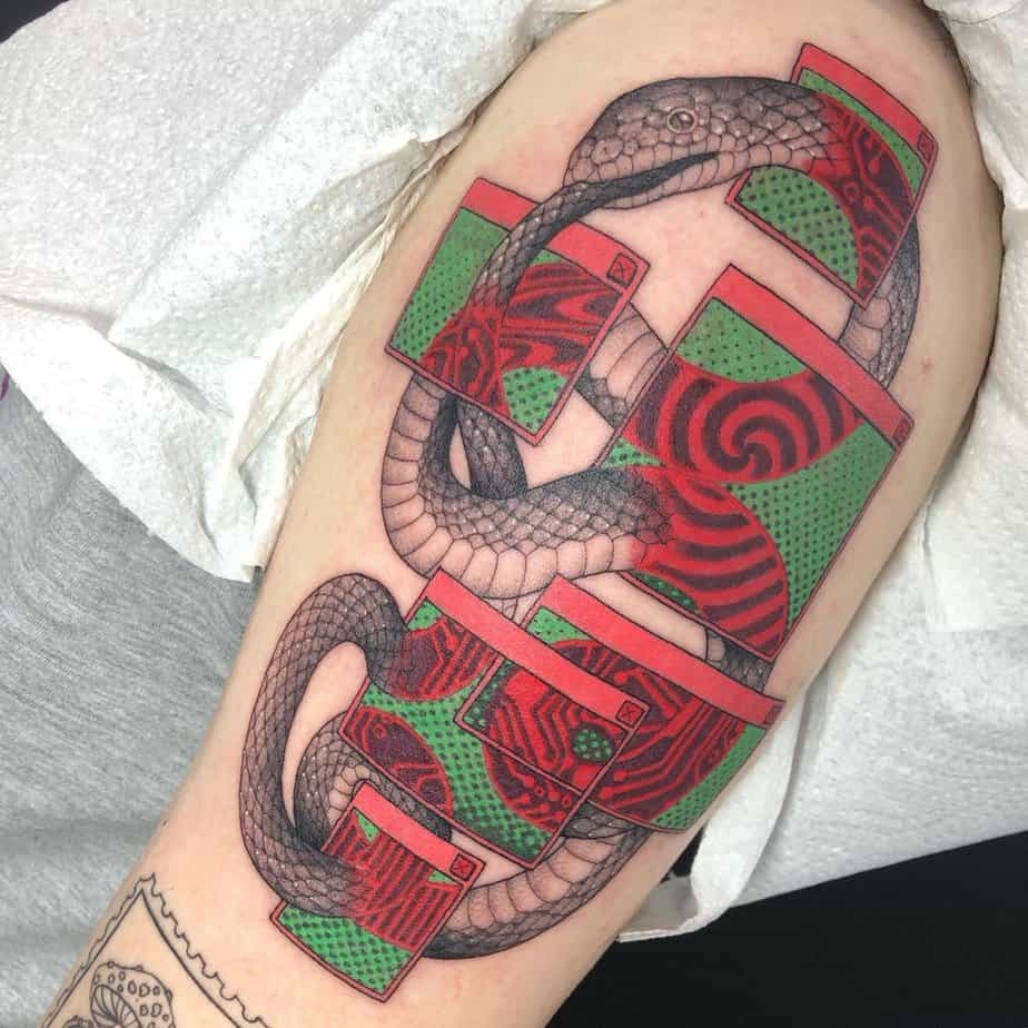 20 Powerful Ouroboros Tattoos To Honor The Cycle Of Life 