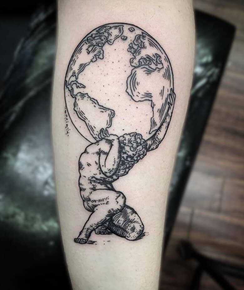 Cool Atlas tattoo