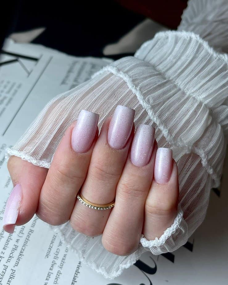 Dazzling wedding nails