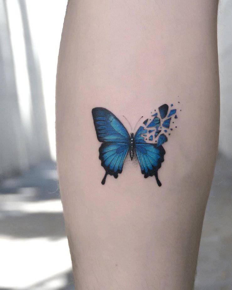 20 Flutter-ing Blue Butterfly Tattoo Ideas For Your Next Ink