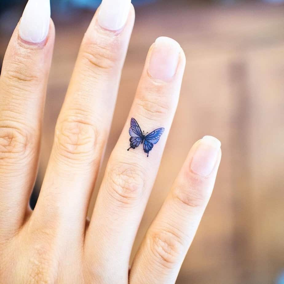 20 Flutter-ing Blue Butterfly Tattoo Ideas For Your Next Ink