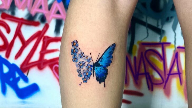 20 Flutter-ing Blue Butterfly Tattoo Ideas For Your Next Ink