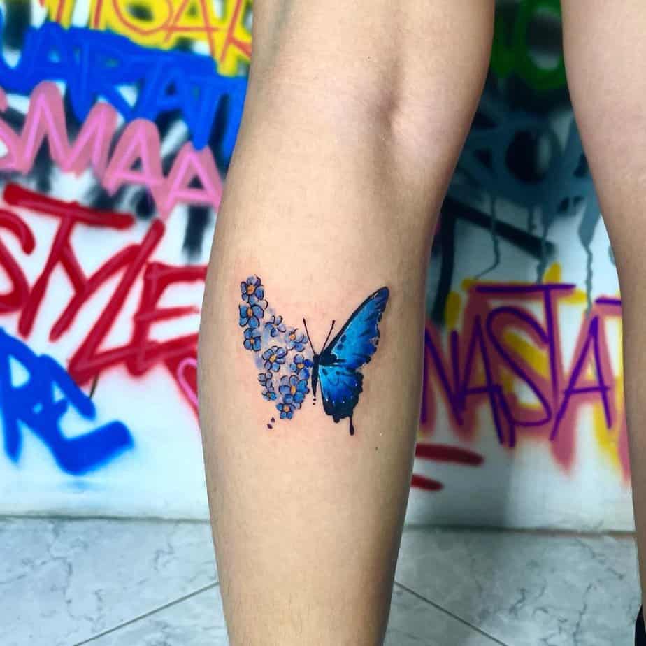 20 Flutter-ing Blue Butterfly Tattoo Ideas For Your Next Ink