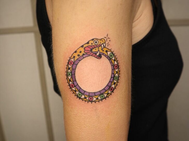 20 Powerful Ouroboros Tattoos To Honor The Cycle Of Life