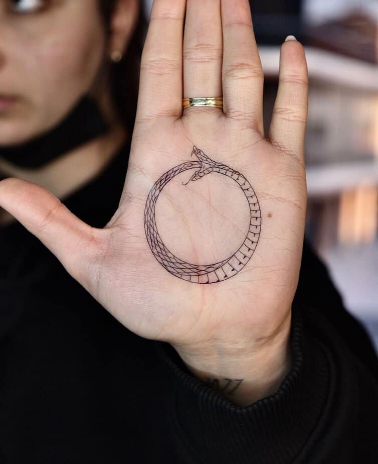 20 Powerful Ouroboros Tattoos To Honor The Cycle Of Life 