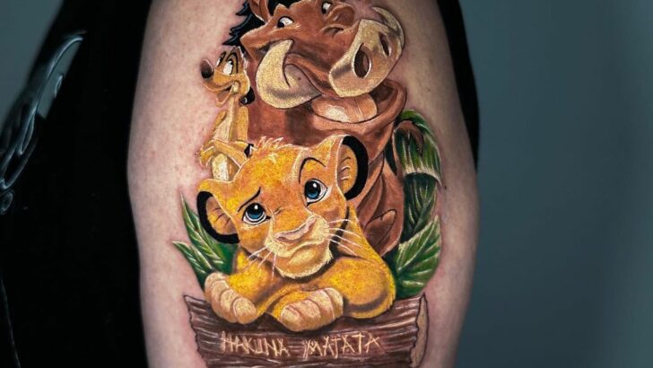 18 Fun Hakuna Matata Tattoos To Live By