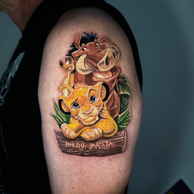 18 Fun Hakuna Matata Tattoos To Live By