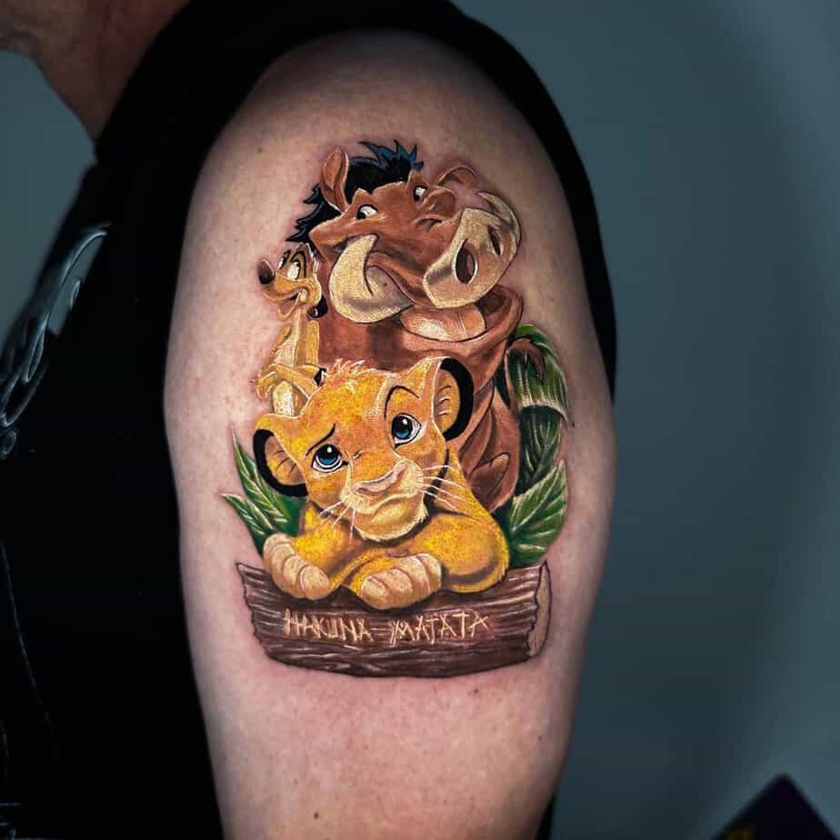 18 Fun Hakuna Matata Tattoos To Live By