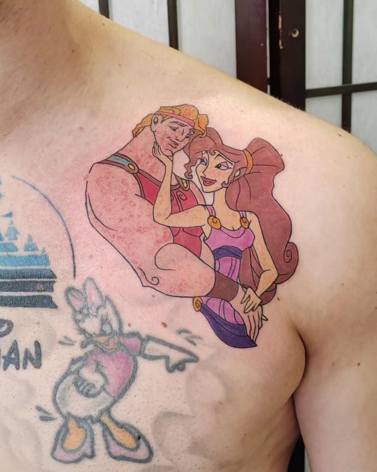 Meg and Hercules tattoo