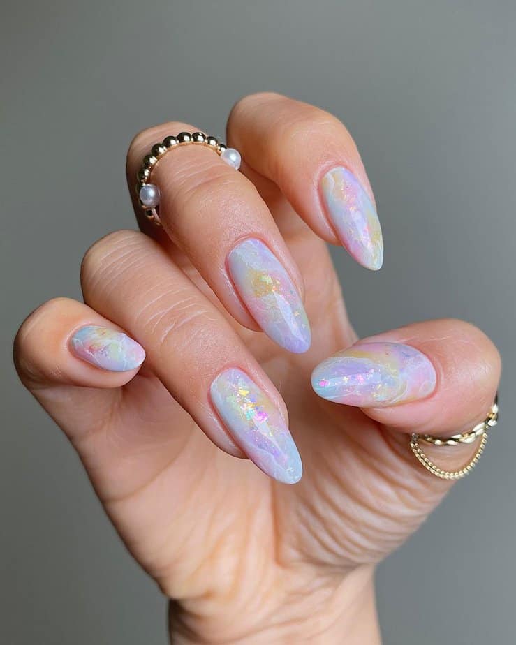 35 Ethereal Wedding Nails For Bridal Bliss