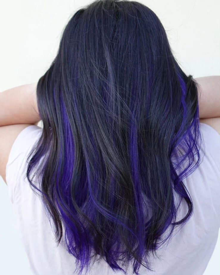 28 Mystical Midnight Purple Hairstyles For Modern Magic