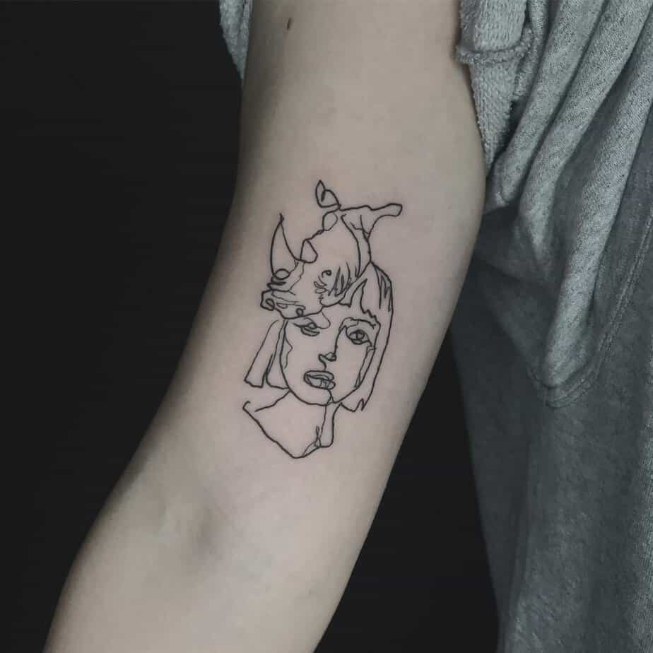 20 Interesting Rhinoceros Tattoos To Celebrate Your Strength