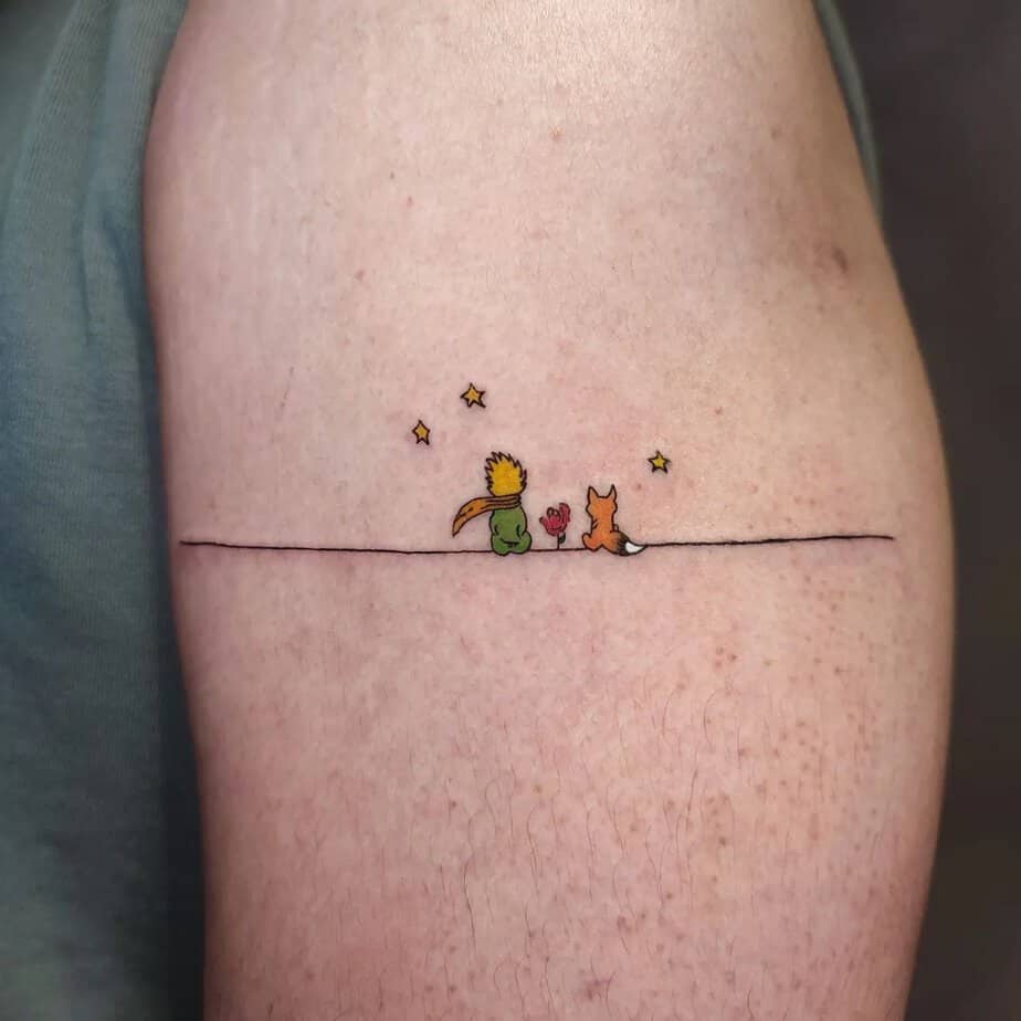 Small but meaningful Little Prince tattoo