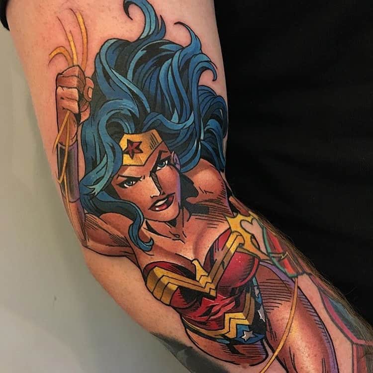 18 Wonder Woman Tattoos That Are Wonder-fully Fierce