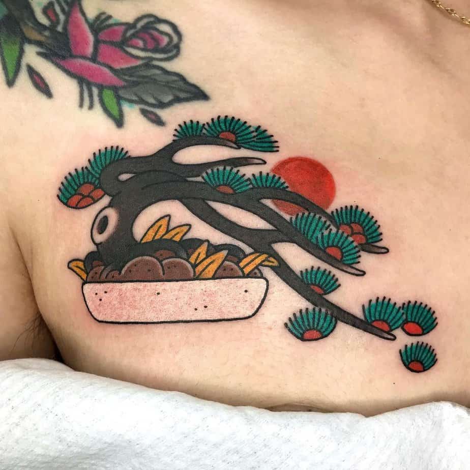 19 Intricate Bonsai Tree Tattoos For A Balanced Spirit