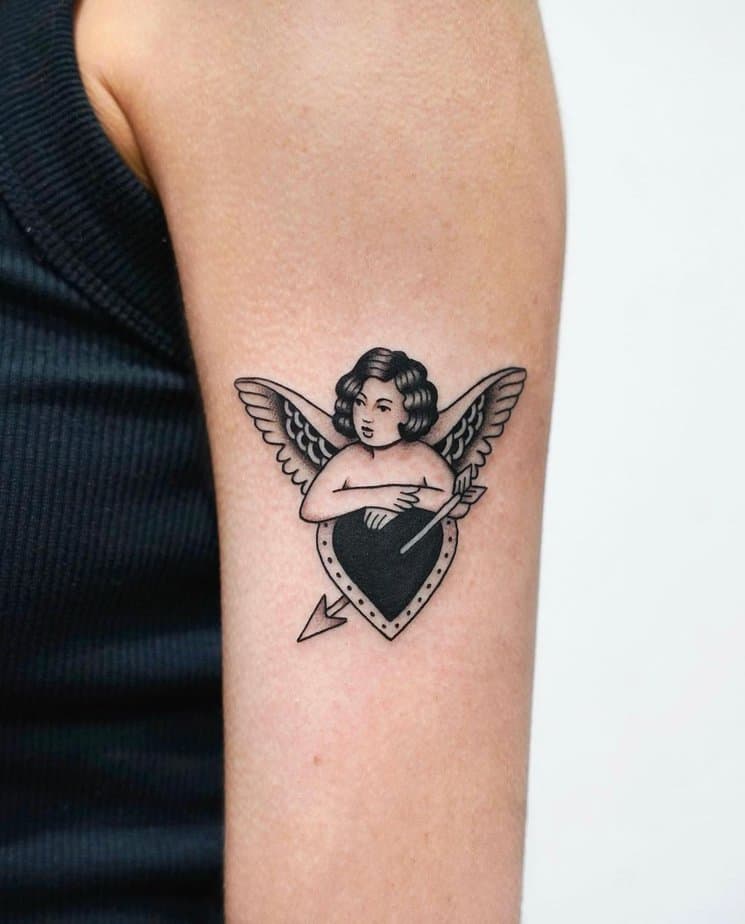 18 Heavenly Cherub Tattoos For Embracing Love And Purity