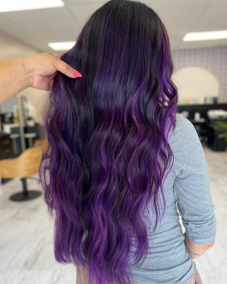 Trendy purple