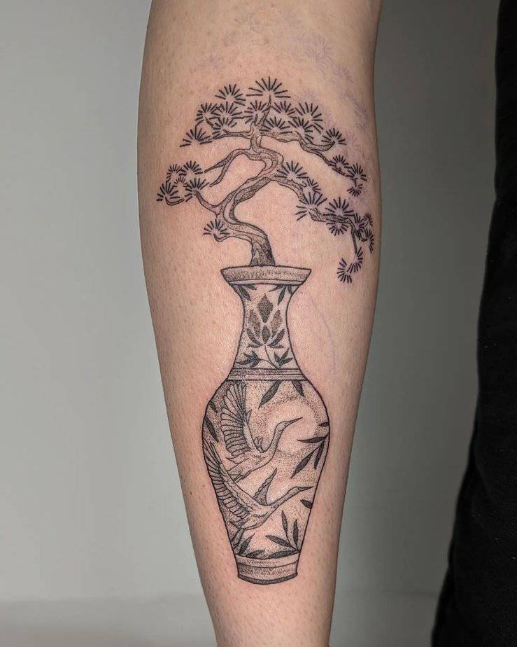 Vase and Bonsai