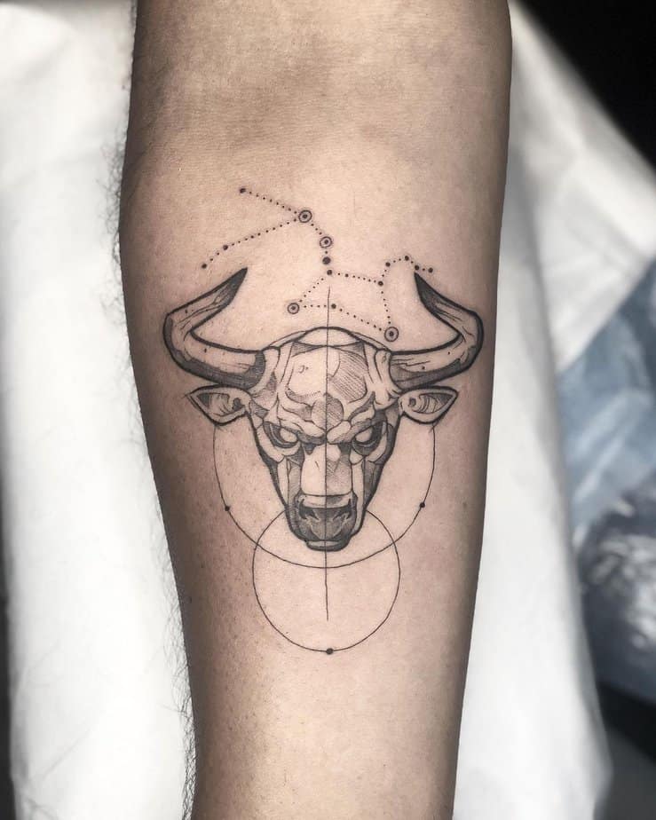 Here Are 20 Taurus Tattoo Designs To Be Bullish About