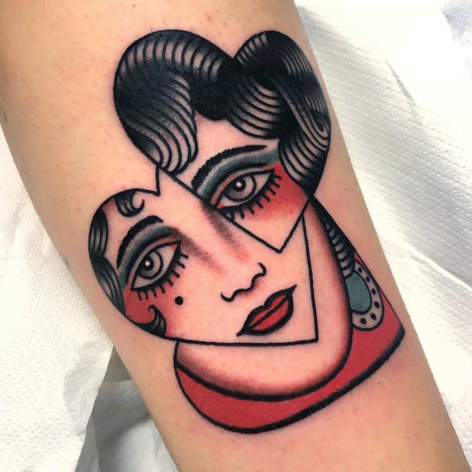 All Hail These 20 Stunning Queen Of Hearts Tattoo Designs