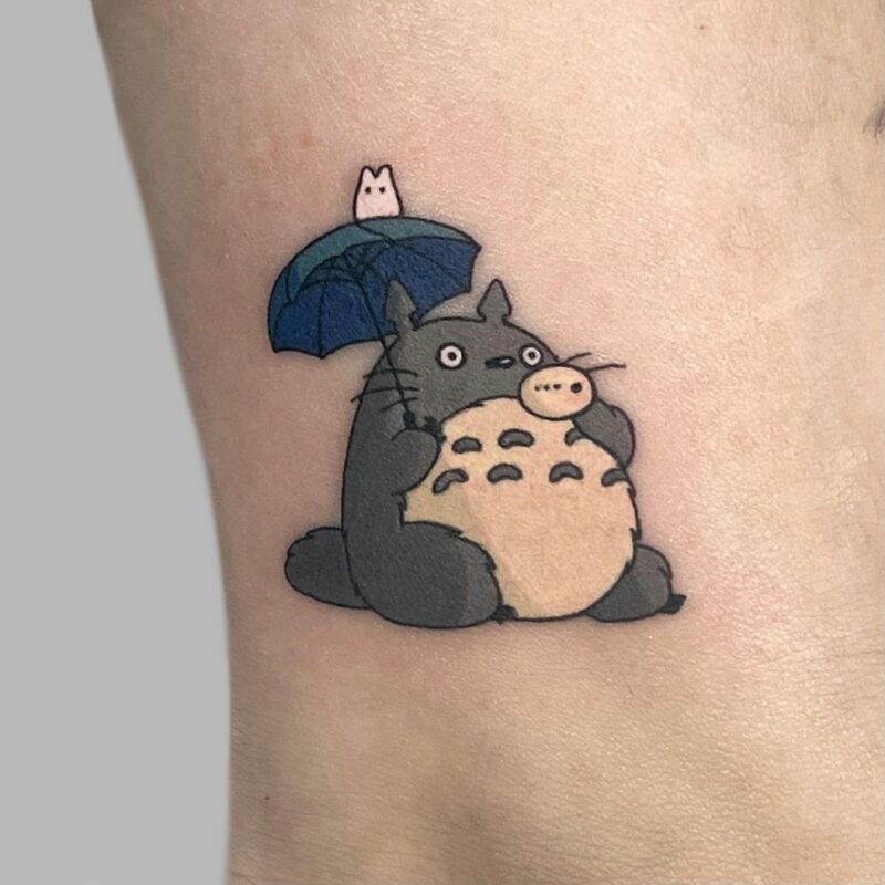 20 Magical Totoro Tattoo Designs to Bring Studio Ghibli Alive On Your Skin