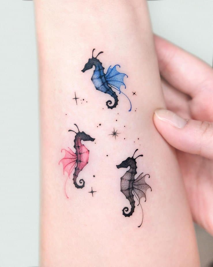 Dive Into These 20 Stunning Seahorse Tattoo Ideas