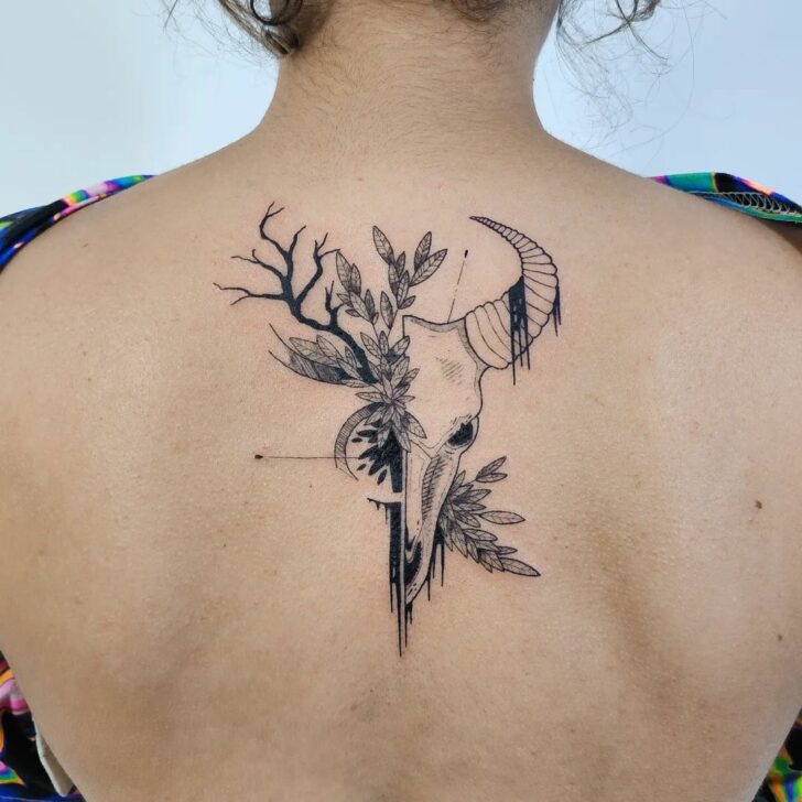 20 Jaw-Dropping Deer Skull Tattoo Ideas That You Will Hold Dear