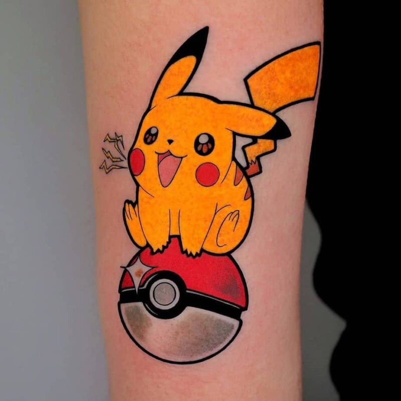 20 Electrifying Pikachu Tattoo Ideas