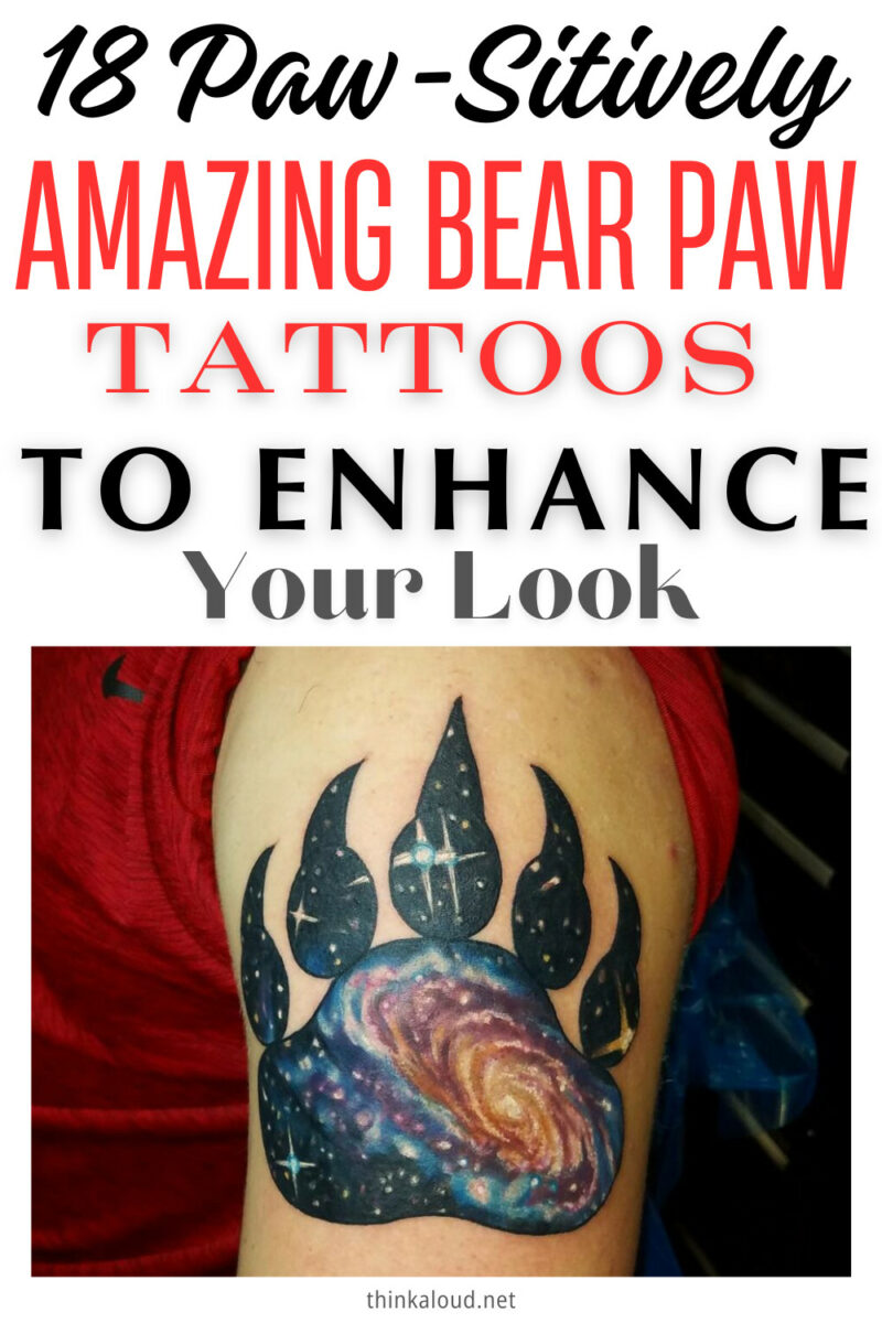 18 Paw-Sitively Amazing Bear Paw Tattoos To Enhance Your Look
