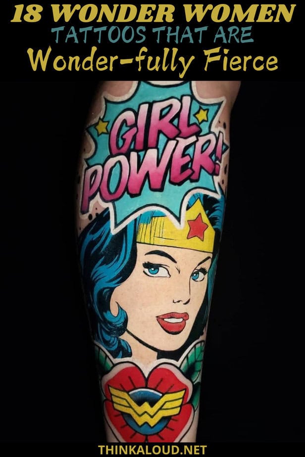 18 Wonder Woman Tattoos That Are Wonder-fully Fierce