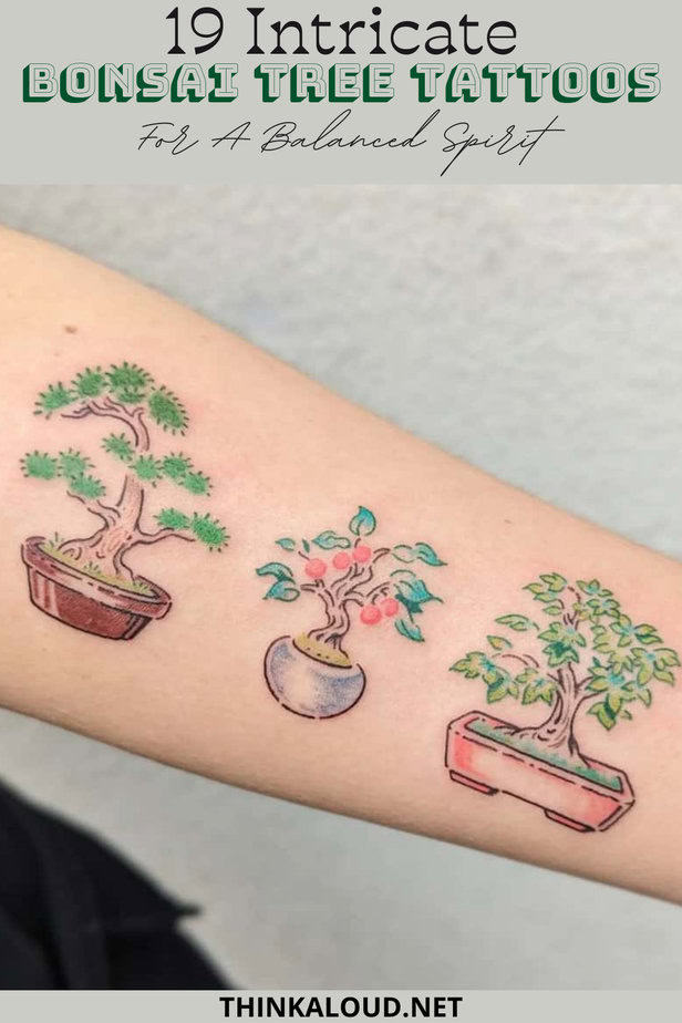 19 Intricate Bonsai Tree Tattoos For A Balanced Spirit