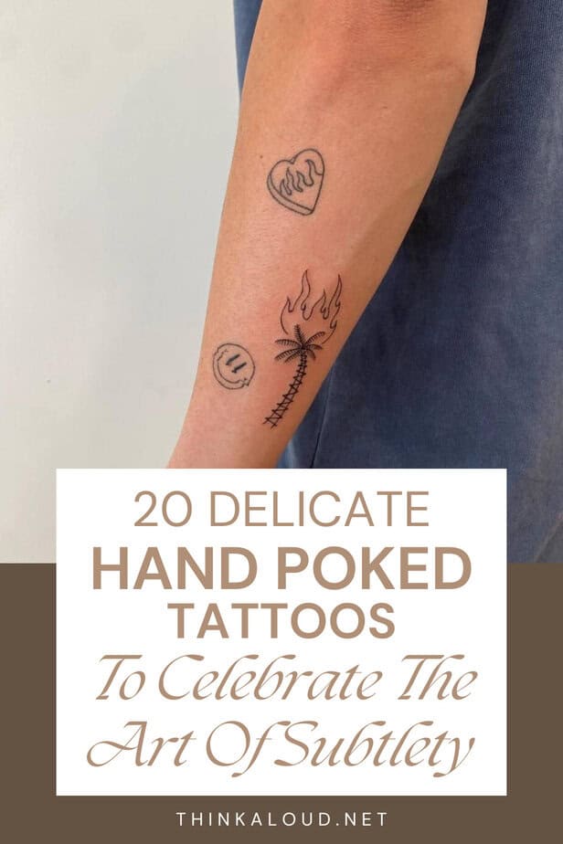 20 Delicate Hand Poked Tattoos To Celebrate The Art Of Subtlety