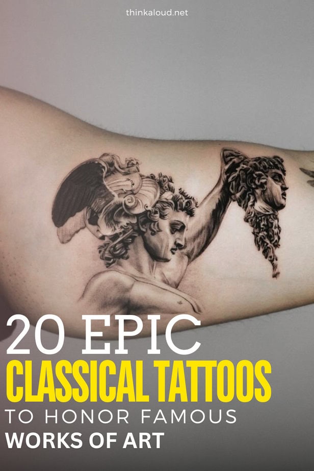 20 Epic Classical Tattoos To Honor Famous Works Of Art