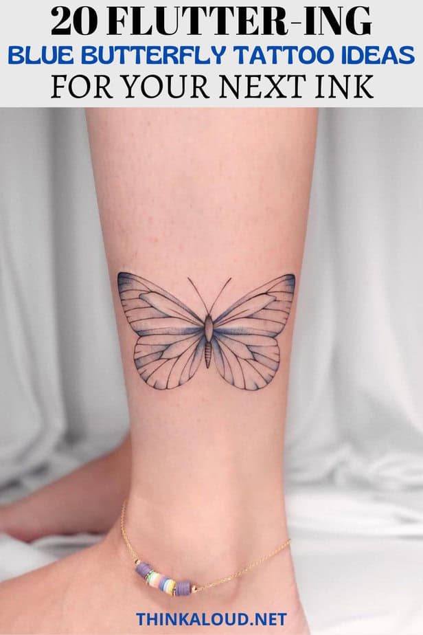 20 Flutter-ing Blue Butterfly Tattoo Ideas For Your Next Ink