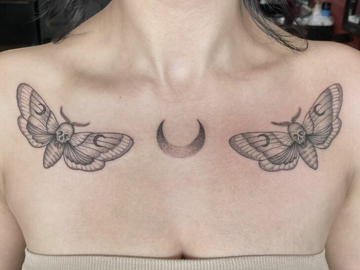 20 Magnificent Moth Tattoos That&rsquo;ll Light Up Your Life