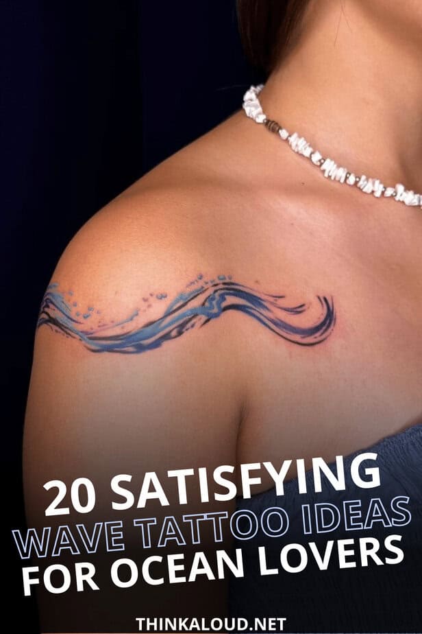 20 Satisfying Wave Tattoo Ideas For Ocean Lovers