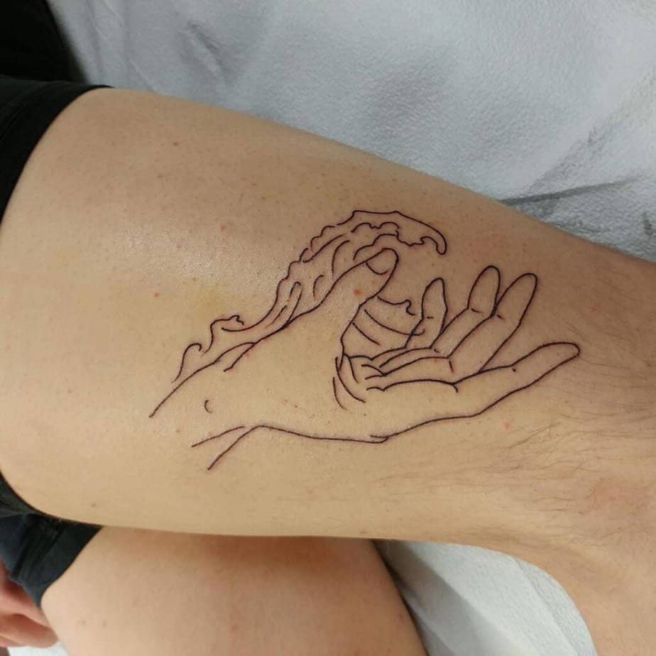 20 Satisfying Wave Tattoo Ideas For Ocean Lovers