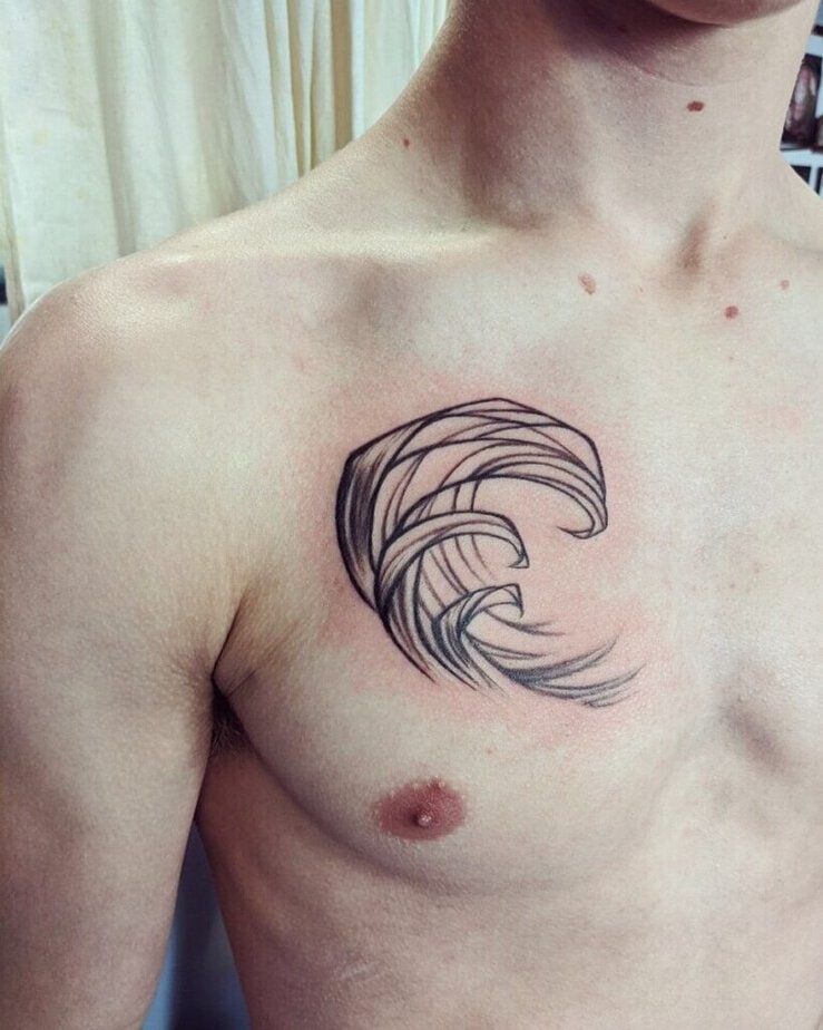 20 Satisfying Wave Tattoo Ideas For Ocean Lovers 19